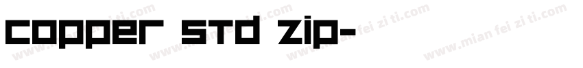 copper std zip字体转换